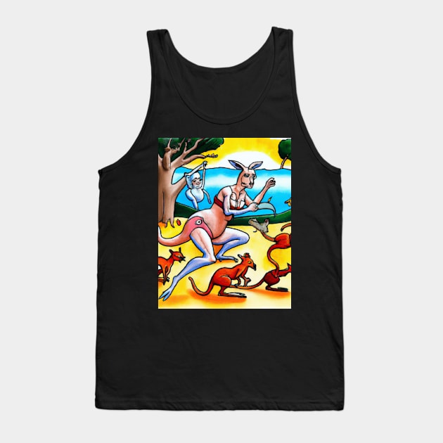 The crazy funny cat kitten lovers gift and animal lovers person who also loves Aliens Tank Top by OMjan